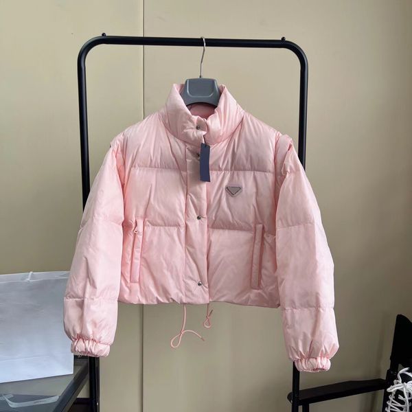 

puffer jacket down coats ladies designer puffer coat 2023 light luxury letters windproof women high street style vests woman clothing fashio, Black