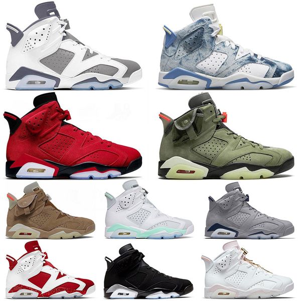 

jumpman 6 basketball shoes for mens womens washed denim 6s vi toro tiffany blue georgetcown metallic silver red oreo big size 13 sneakers tr