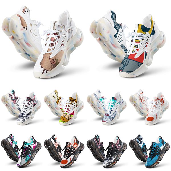 

fashion custom shoes men women running shoe diy multi color white blue mens customized outdoor sports sneaker trainers