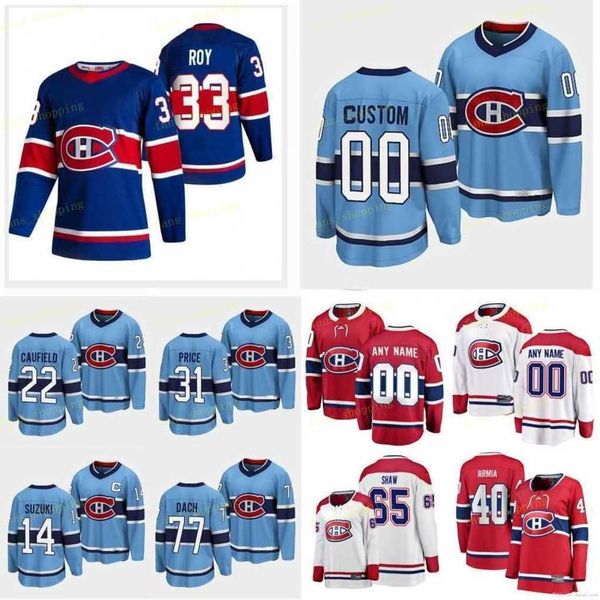 

canadiens 2022-23 reverse retro hockey jerseys montreals sean monahan juraj slafkovsky nick suzuki xhekaj cole caufield brendan gallagher an, Black;red