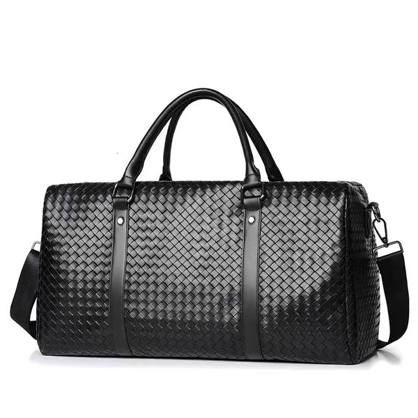 

duffel bags wutingting large capacity travel bag casual short distance portable fashion male plaid weave 221114