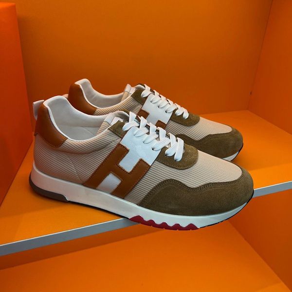

luxury designer men's leisure sports shoes fabrics using canvas and leather a variety of comfortable materialsize38-45 mkjkkk00003 adsa, Red;white