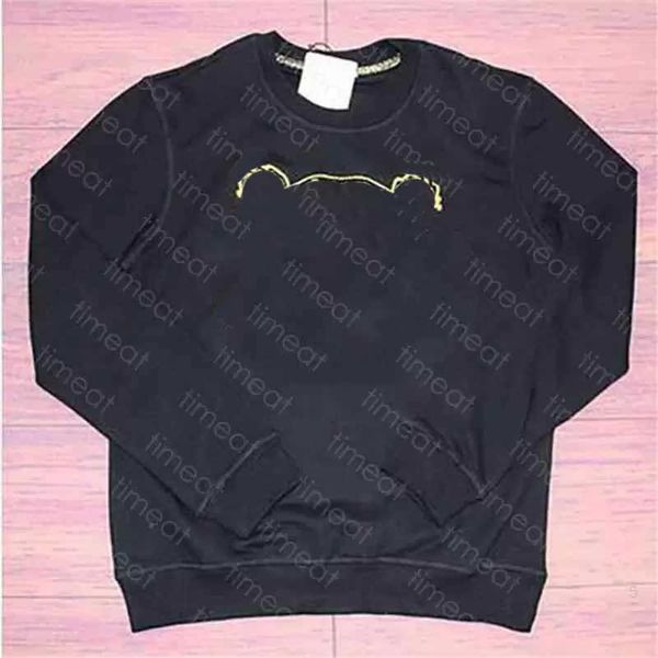

mens hoodie sweatshirt round neck pairs style embroidery casual long-sleeve couple pullover asian size s-2xl, Black