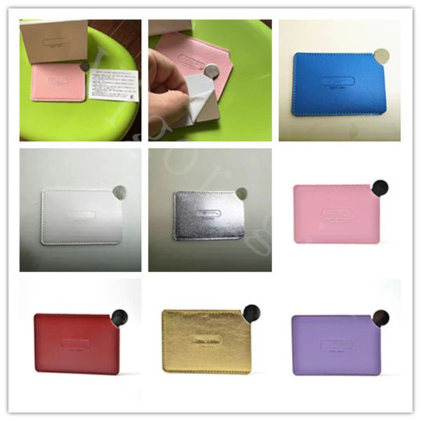 

2022 fashion brand compact mirrors for girl stainless steel counter mirror not easy to break with multi color very nice to carry