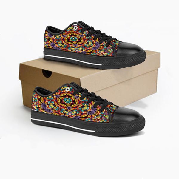 

men stitch shoes custom sneakers hand paint canvas women fashion black lows cut breathable walking jogging trainers