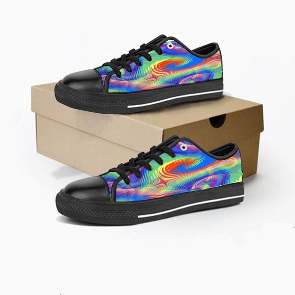 

men stitch shoes custom sneakers hand paint canvas womens fashion black multi low breathable walking jogging trainers