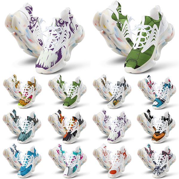 

customs shoes men women running shoe diy multi color black whites greys triple red orange mens customized outdoor sports sneaker trainers wa