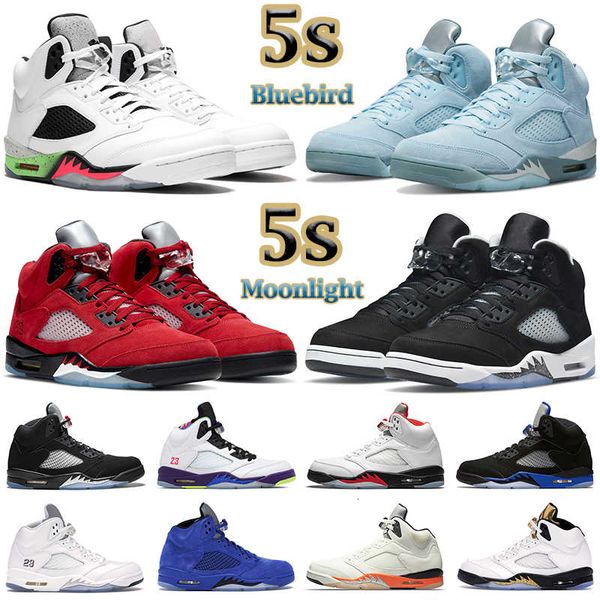 

mens sneakers dr trainers shoes basketball moonlight racer blue raging red stealth 2.0 alternate grape island green 5s men 5 jumpman bluebir, Black