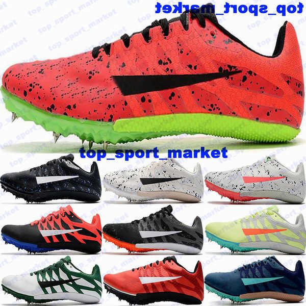 

zoom rival s 9 size 12 sprint spikes sneakers cleats boots track shoes crampons kid trainers track field competition racing spike eur 46 wom, Black