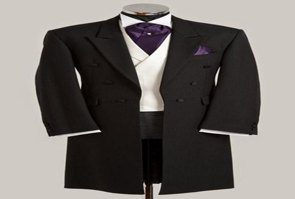 

custommade 2020 new groom tuxedos man suit groomsman bridegroom suits jacketpantsvest 7923157216, Black;gray