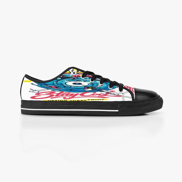 

diy custom shoes classic canvas skateboard casual accept triple black customization uv printing low cut mens womens sports sneakers917
