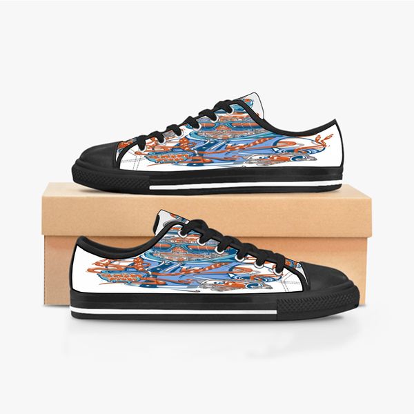 

diy men custom low women canvas shoes skateboard sneakers triple black customization uv printing sports sneakers kele 84482 wo862 ization