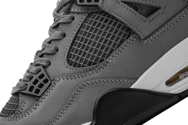 

shoes jumpman 4 retros cool grey basketball outdoor sneakers original box, Black