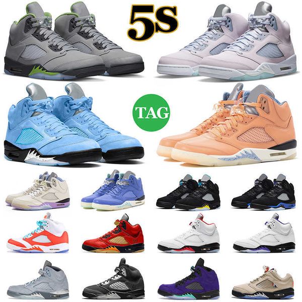 

basketball shoes mens trainers outdoor sports sneakers easter bean concord jumpman 5 5s men bluebird unc pe oreo size 7-13