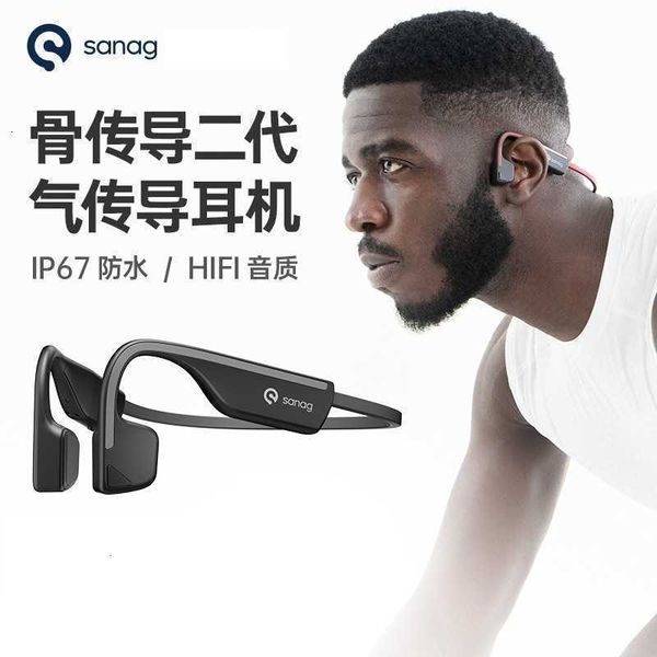 

sanag air conduction bluetooth headset waterproof and sweat proof wireless mp3 sports with internal memory