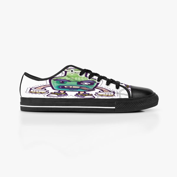 

custom shoes classic canvas low cut skateboard casual triple black accept customization uv printing low mens womens sports sneakers breathab