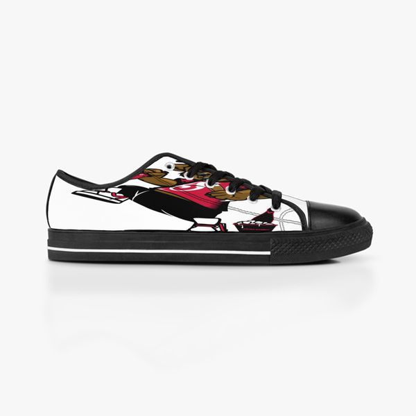 

custom shoes classic canvas low cut skateboard casual triple black accept customization uv printing low mens womens sports sneakers breathab