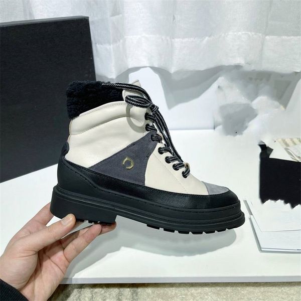

fashion designer women boots channel high heels knight martin leather wool winter warm black party wedding flat shoe 05-010