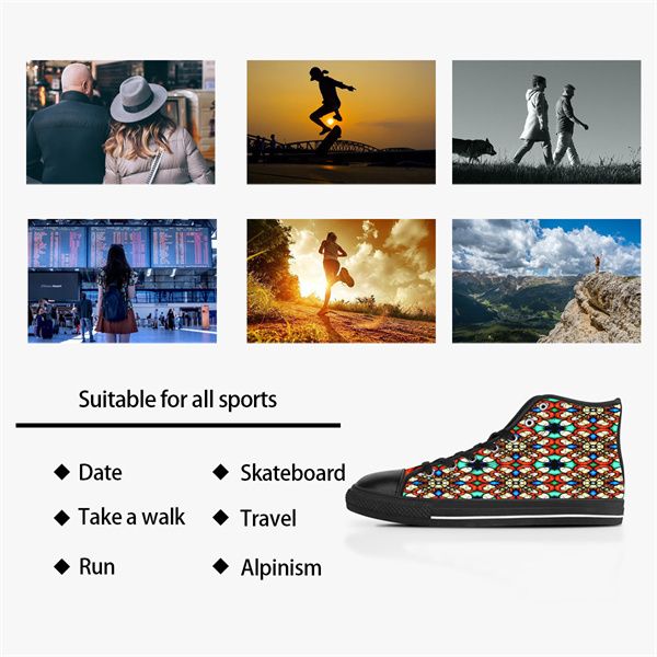 

men stitch shoes custom sneakers canvas women fashion black blue mid cut breathable walking jogging trainers