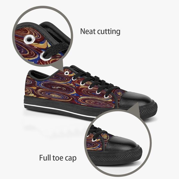 

men stitch shoes custom sneakers hand paint canvas womens fashion black red low cut breathable walking jogging trainers