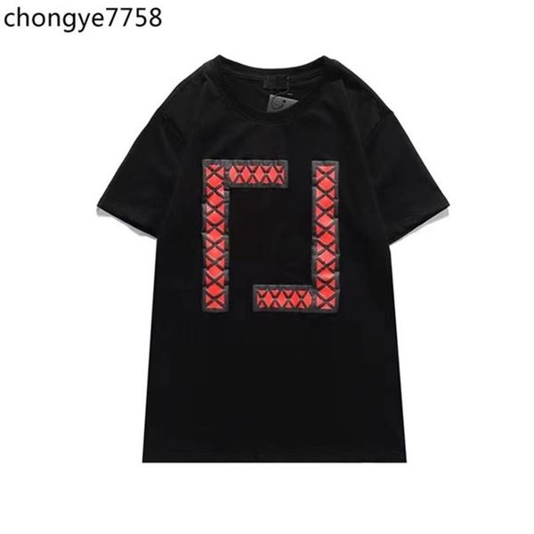 

2021 designers summer t shirts mens women casual t-shirt with letters print man short sleeves clothes 20ss003287n, White;black