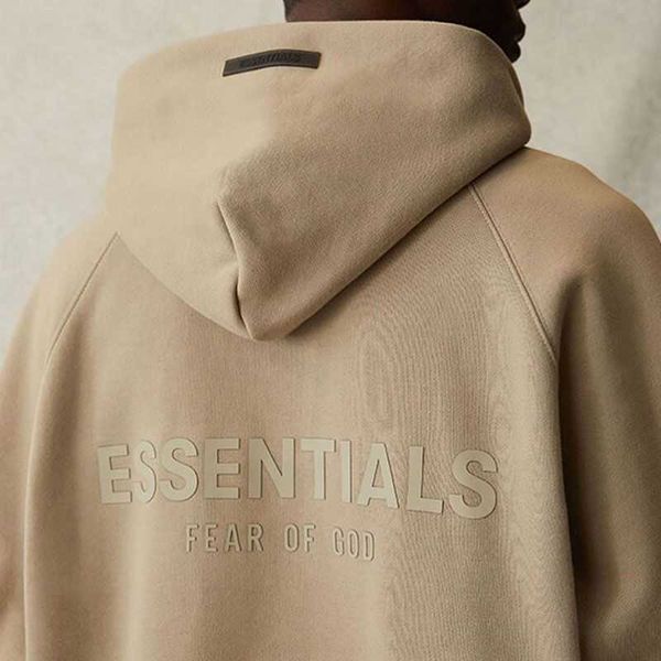 

men's hoodies essentials designer sweatshirts women's pullover fear god multi letter hoodie trend men original quality loose casua, Black
