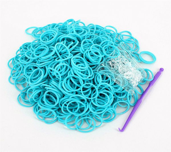 

novelty games rainbow hand loom diy color rubber band puzzle children's toy woven bracelet