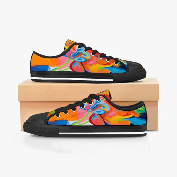 

mens stitch shoes custom sneakers hand paint canvas women fashion green red low cut breathable walking jogging trainers