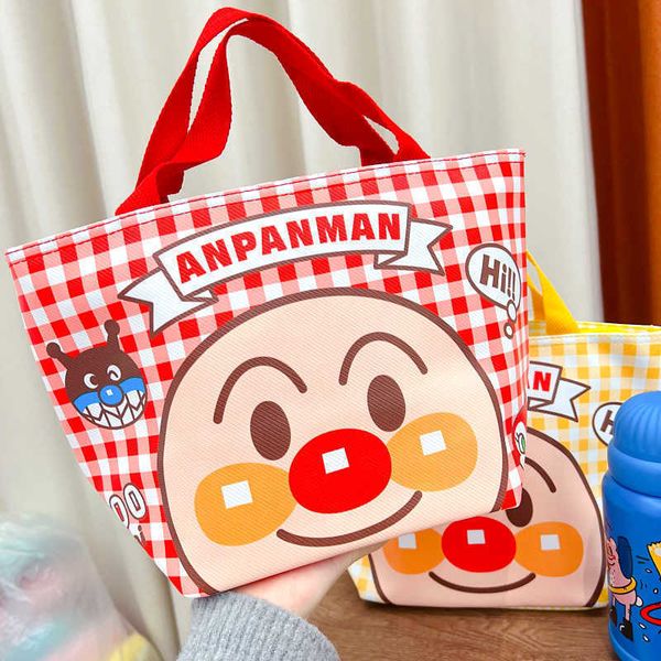 

diaper bags anpanman baikinman melody handheld twinstar portable outdoor lunch box cartoon pu cold insulation bag t221024