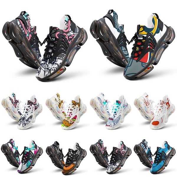 

fashion custom shoes men women running shoe diy colorful multi color navy blue mens customized outdoor sports sneaker trainers