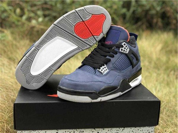 

shoes original authentic 4 winter loyal blue wntr white habanero red black 4s men cq9597-401 sneakers