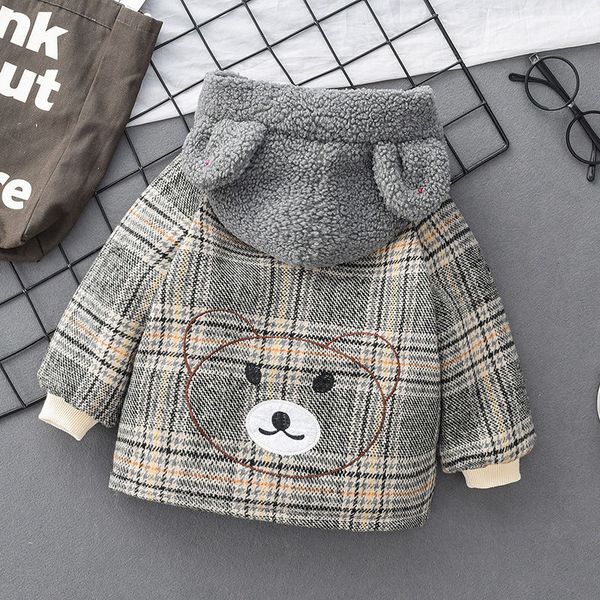 

down coat infant for baby jacket autumn winter boys costume toddler kids born clothes 1-8vyear 221115, Blue;gray