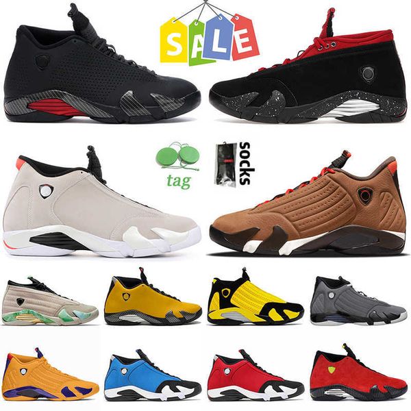 

14 14s jumpman xiv baskebtall shoes winterized desert sand red lipstick university gold fortune black yellow gym blue light graphite mens