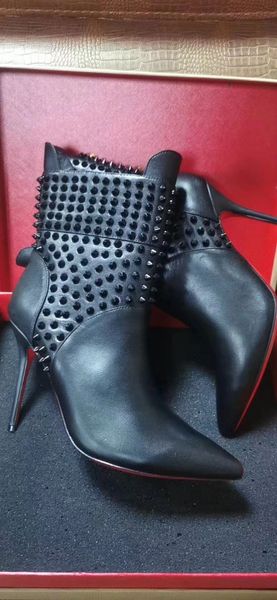 

genuine leather over-the-knee boots stiletto heels point toes side zip thigh-high stretch tall boot for women luxury designer shoes factory, Black