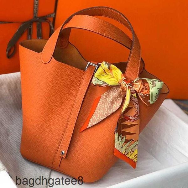 

bag picotin locks 2023 designer bags vegetable basket women's fashion large capacity bucket hand single shoulder messenger