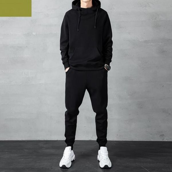 

men's designer tracksuits hoodies pants set hooded mens sweat suits patchwork black solid brand 2023 autumn winter hoodie sweater sport, Gray