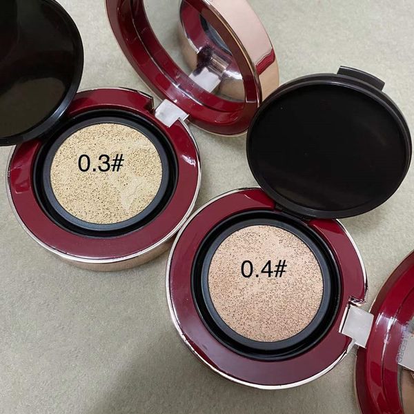 

compact cushion foundation 12g in 2 shades high cover mesh fond de teint cosmetics face makeup kit