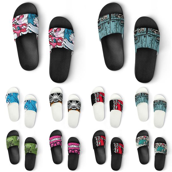 

pvc shoes custom men slippers women diy home indoor outdoor sneakers customized beach trainers slip-on color130942 ized141 ized