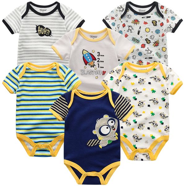 

rompers baby boy jumpsuits 3 pieces born clothes set toddler girl bodysuit kiddiezoom clothing 100%cotton soft infant 0-12m 221115, Blue