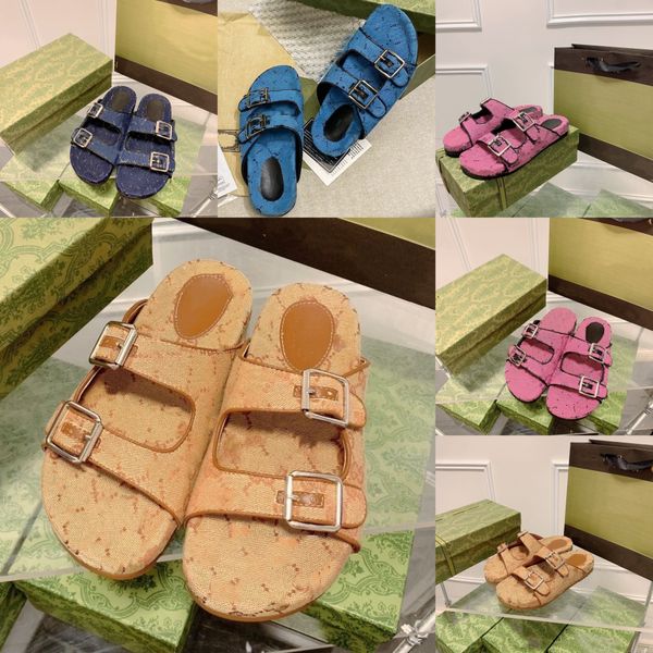 

new designer slipper men's and women's fashion sandals platform old floral embroidery material mill sheepskin flip-flops casual sh, Black