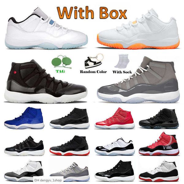 

11 11s mens basketball shoes xi trainers 72- high og cool grey citrus low legend blue concord bred barons jubilee 25th gamma designer jord, Black