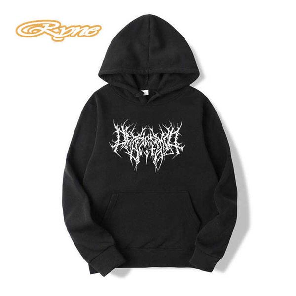 

men's hoodies sweatshirts mens new hoodies autumn winter casual loose pullover harajuku streetwear print hip hop oversized sport male h, Black