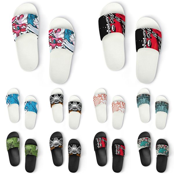 

shoes slippers dress custom men pvc women diy home indoor outdoor sneakers customized beach trainers slip-on color20119 ized639 ized, Black