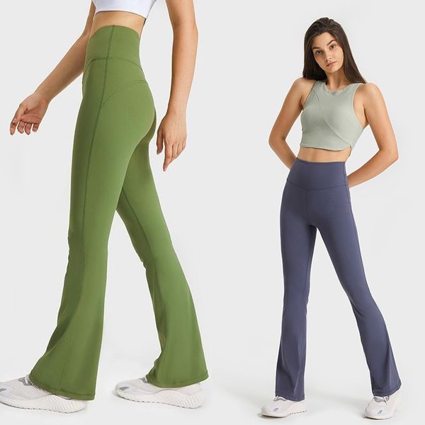 

women leggings bell-bottoms active underwear cycling sport pants legging outfits activewear yoga clothes tight super elastic fabric straight