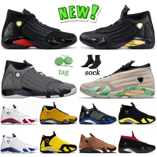 

high og 14 14s basketball shoes jumpman sneakers mens last slight graphite fortune candy cane university gold spm black blue yellow