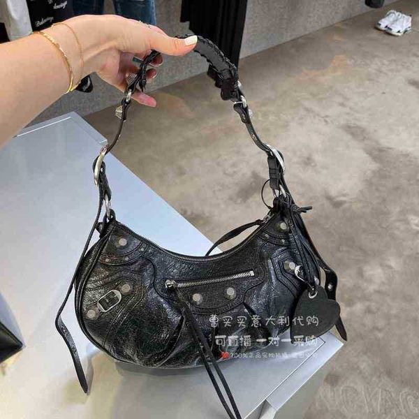 

designer bags locomotive balencaigass autumn and winter female calf leather single shoulder underarm mahjong