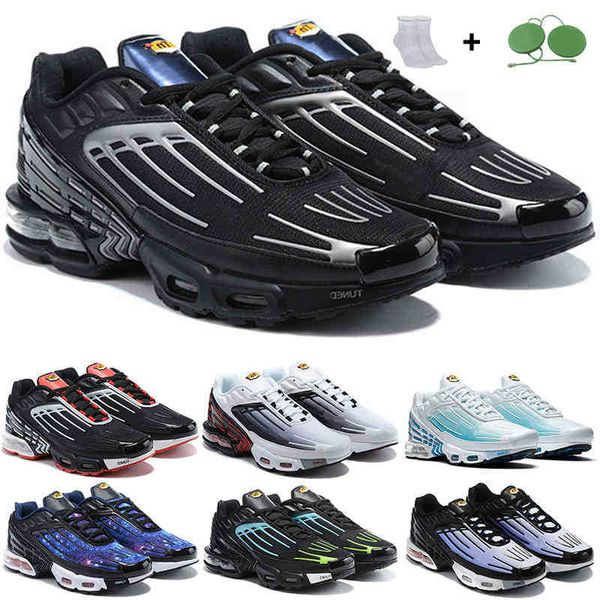 

colorful tn plus 3 women men running shoes triple black iridescent white laser blue bred hyper violet sunset comfortable outdoor sports