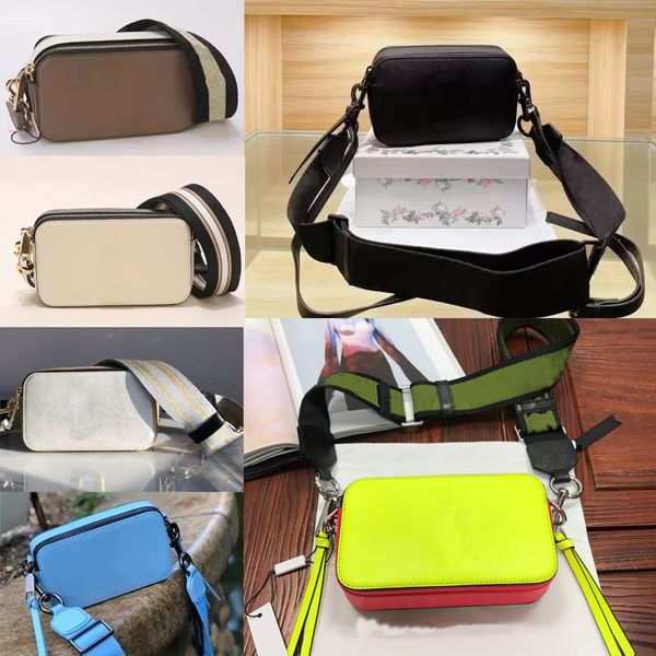 

40 fashion womens mens snaps high texture ladies bag handbag famous camera designer small crossbody purse mini marc women shoul254n