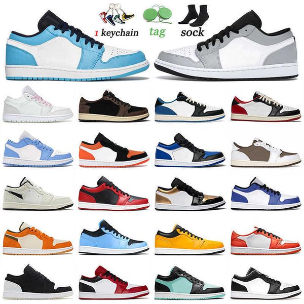

fashion basketball shoes jumpman 1s low sneakers unc light smoke grey reverse mocha cactus jack black toe unc barely green starfish mens