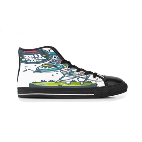 

designer customs shoes diy for mens womens men black high trainers sports sneakers shoe runners customized size 38-45 color20